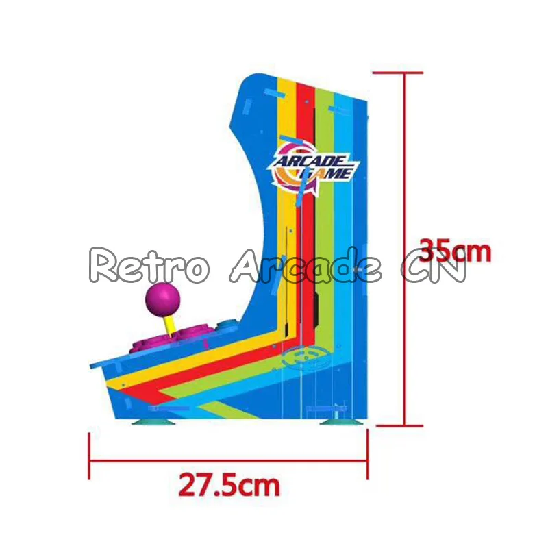 Аркада мини акриловый шкаф Джамма игра консоль с новые герои 5 PCB в 1, Pandora 1299/1388 игр 10,4 дюйма ЖК-дисплей