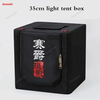 

35cm Mini Studio set Led 2 led panel light box small shooting simple photo equipment portable soft Shed CD50 T03