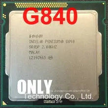 intel G840 2,8 ГГц 3 м двухъядерный процессор для настольных ПК процессор 840 разъем LGA 1155 pin
