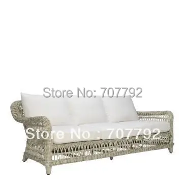 Ротанговая плетеная мебель новый дизайн открытый серый диван|wicker furniture|wicker sofa