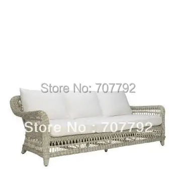 

New Design outdoor gray rattan wicker furniture sofa set
