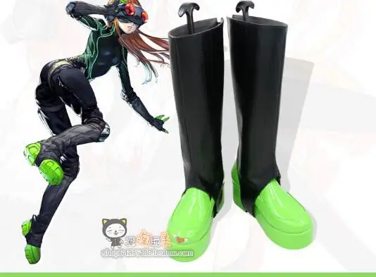 Обувь для костюмированной вечеринки Persona 5 Futaba Sakura Хэллоуина Карнавальный костюм