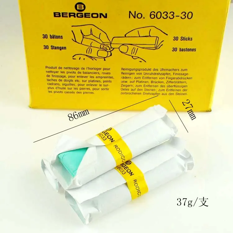 

bergeon 6033 for Watchmakers Jewelers Bergeon Rodico Cleaning Clay Touch Dry Cleaning Bar Removing Dirt Grease