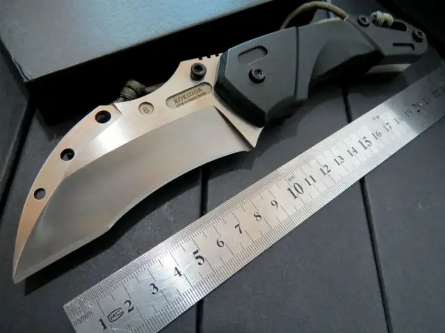 

New USA DC Fixed Blade Knife Survival Karambit Knife Hunting Tactical Knives G10 Handle Camping Outdoor Tools With ABS Sheath