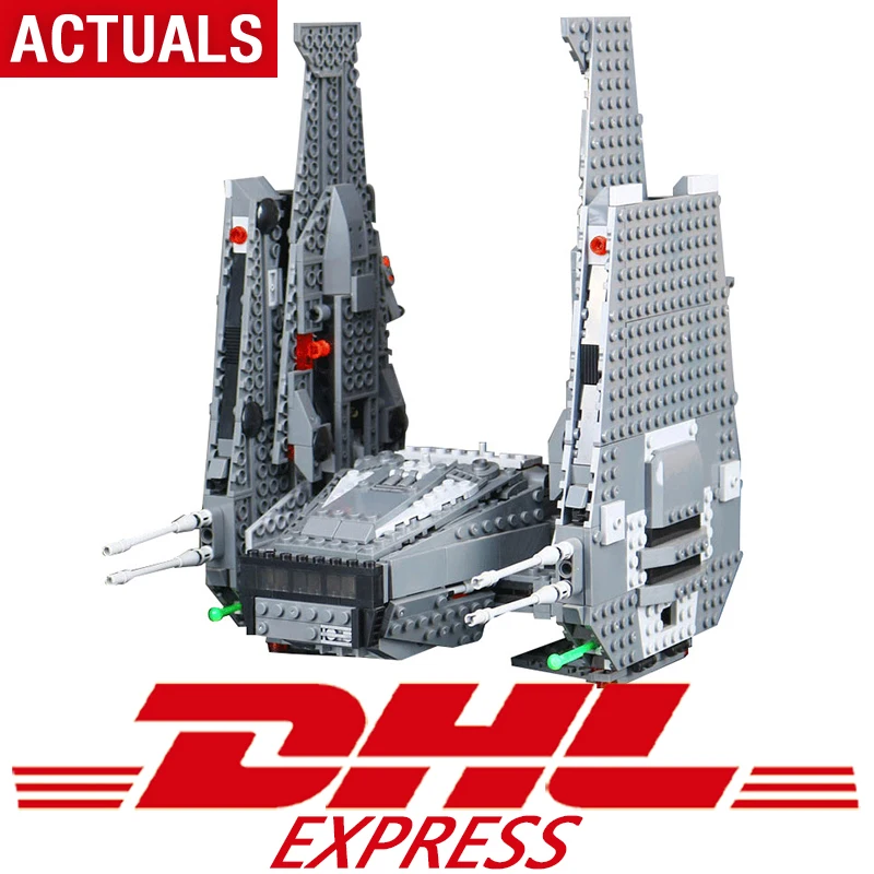 

05006 Star Toys Wars Assembly Toys 1053pcs The Legoing 75104 Command Shuttle Building Bricks Blocks Kid's Toys Christmas Gifts