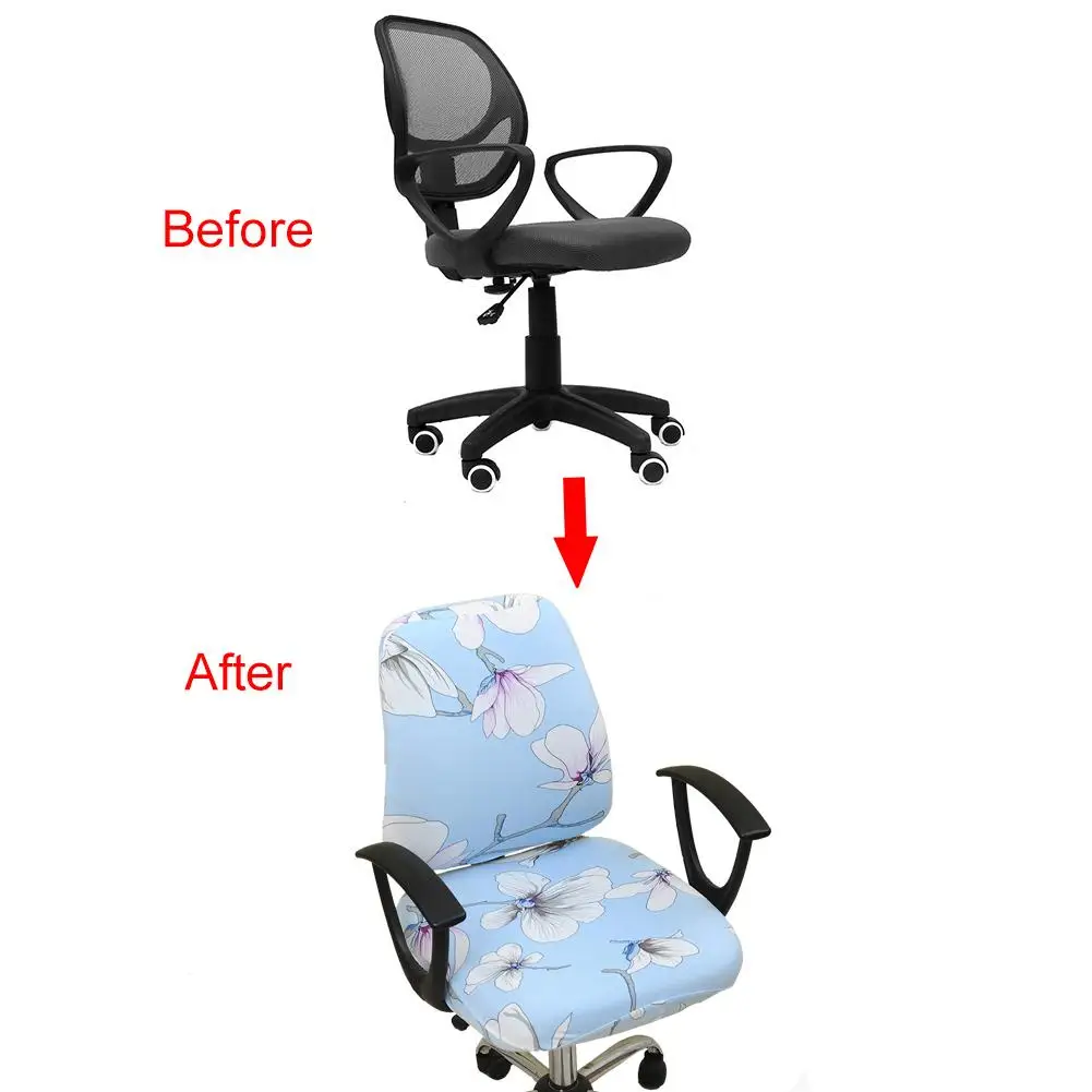 Компьютерные эластичные чехлы на кресла, офисный чехол для кресла, чехол для стула, чехол для стула, налокотник для стула для домашнего офиса