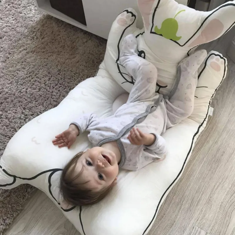 Home floor mattress, baby cotton crawling pad, children rabbit game, raccoon carpet. Home floor mattress, baby cotton crawling pad, children rabbit game, raccoon carpet.
