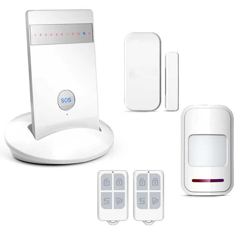 

G15 Wireless GSM Slim Pad Style Home Alarm System Intelligent Control System Android iPhone APP Control 4-band Frequency