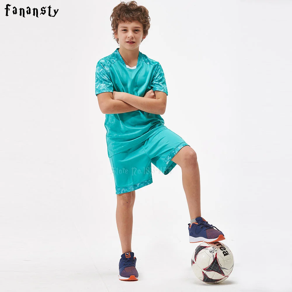Football jerseys kids soccer uniform child customized team football