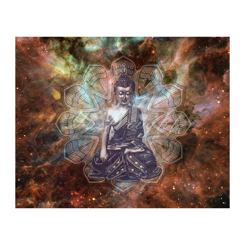 

5D DIY Diamond Painting Cross Stitch Buddha Universe Full Square Cartoon Needlework Arts Diamond Embroidery Home Decoration LRR