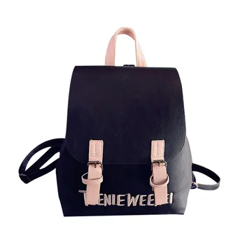 

Fashion Shoulder Bag Anti-theft Backpack Bag Personality Wild PU leather Small Backpack Bags For Women Mochila Feminina dropship