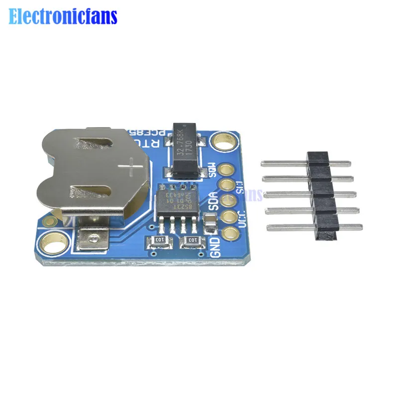 PCF8523 RTC коммутационная плата модуль цифровой шаговый Драйвер PCF8523 часы реального времени RTC собранные 3,3 В 5 В для Arduino Raspberry Pi