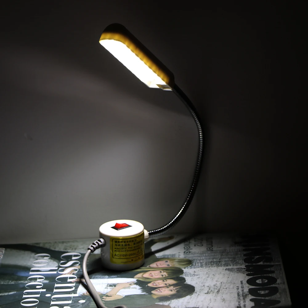 

Portable Sewing Machine Light LED Light 2W 30LED Magnetic Mounting Base Gooseneck Lamp For All Sewing Machine Lighting
