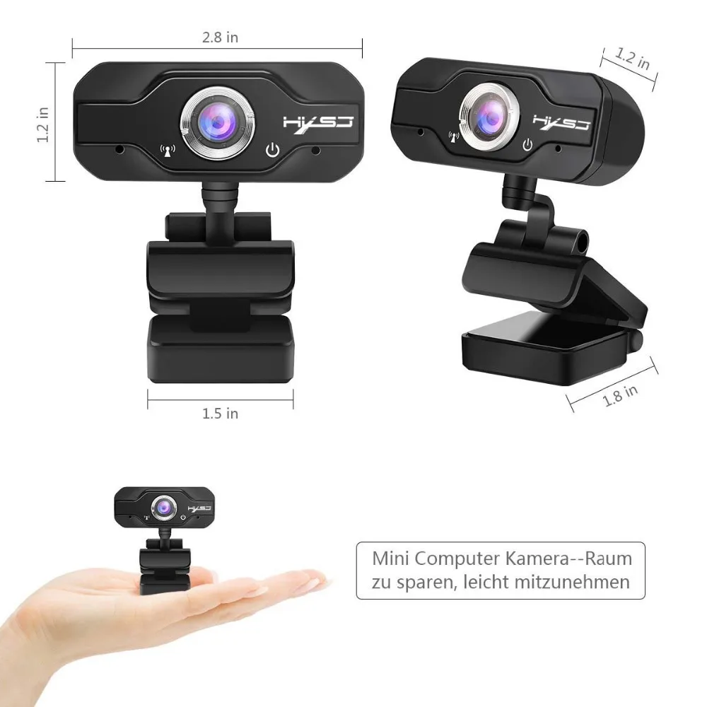 Yoteen 1080P USB 2 0 HD веб камера Веб Широкоугольный объектив видео со встроенным стерео