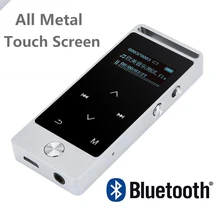 Original de la Pantalla Táctil Reproductor de MP3 8 GB BENJIE S5 Metal APE/FLAC/WAV de Alta Calidad de Sonido de Entrada nivel Lossless Reproductor de Música con FM