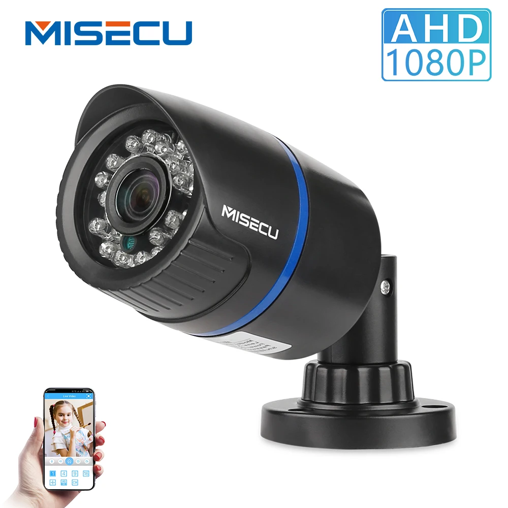  MISECU AHD Analog Camera 2MP High Definition Surveillance Infrared 1080P CCTV Security Outdoor Bull - 32820018176