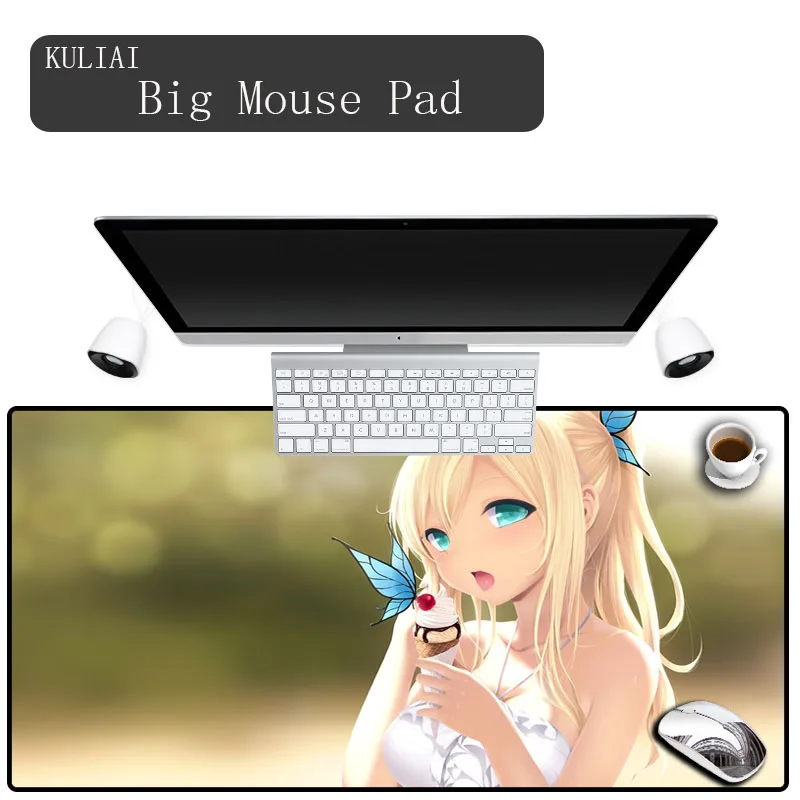 

XGZ Xl Large Mouse Pad Girls Game Pc Office Desk Keyboard Pad Rubber Laptop Gamer Mouse Anime Gaming Gear Cool MousePad Cute
