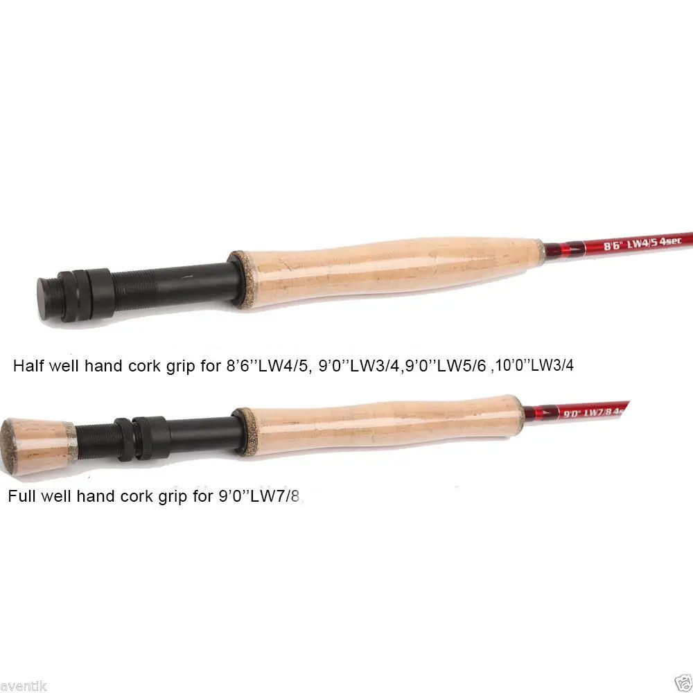 Aventik IM8 углеродное волокно 8 6 фута 9 футов 10 пресноводная ловля нахлыстом Nymph Rods
