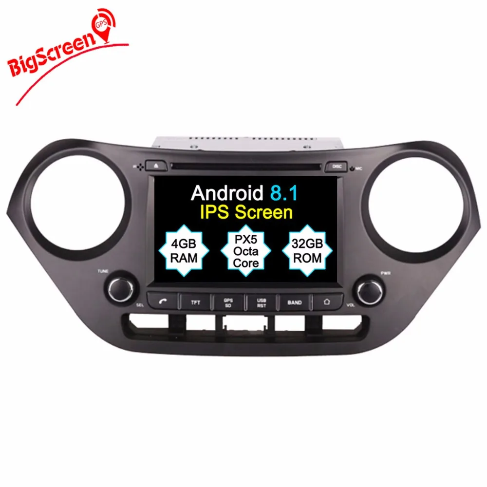 Android 8 1 автомобильный DVD плеер для Hyundai I10 I 10 2013 + GPS навигация мультимедийный