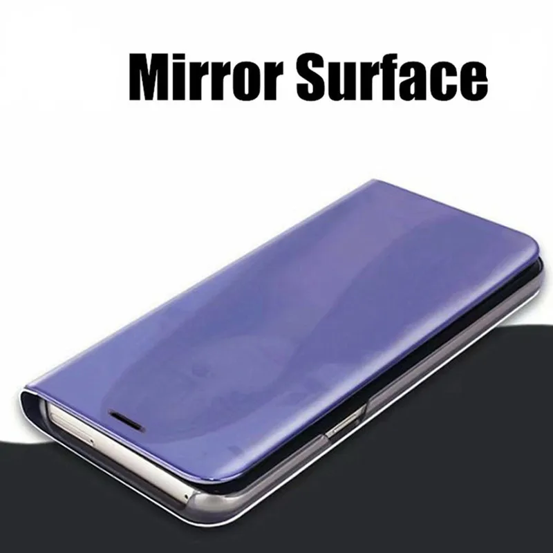 

Clear View Smart Mirror Phone Case For iphone XR X MAX X 8 7 6 6 Plus Cases Flip Stand Leather Cover Holder Shockproof