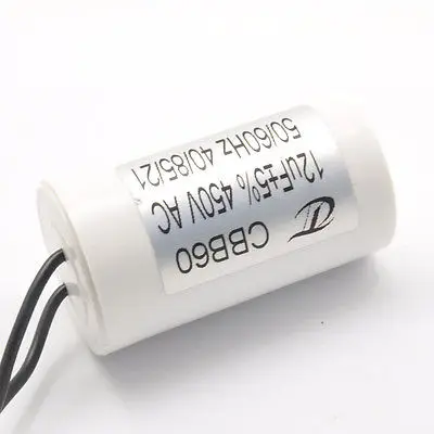 

1PCS CBB60 AC450V 50/60Hz 12uF Starting Capacitor For Washing Machine Pump Motor