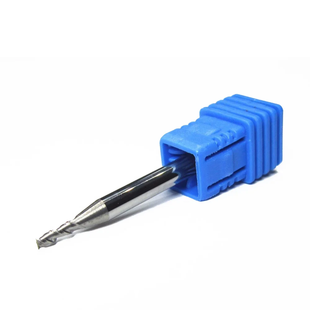 1PC 2mm HRC45 3 Flute Tungsten Carbide End Mill Milling Cutter CNC For Aluminum