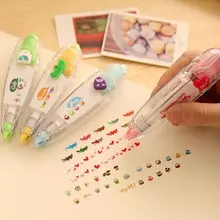 DIY милые каваи красочные мультфильм коррекции ленты школьные принадлежности материал для детей подарок DIY Скрапбукинг Стикеры для дневника