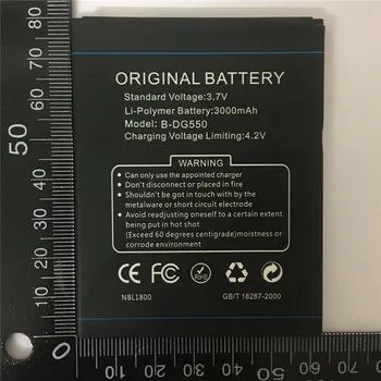 

B-DG550 DG550 Original Cell Phone Battery For Doogee Dagger 550 2600mAh Real Capacity Replacement Batteries Best Quality
