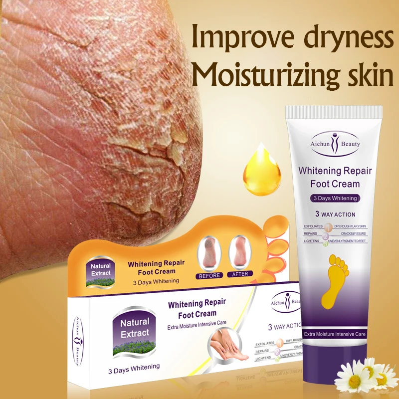 

Aichun Repair Foot Cream moisturizing Improve dryness Repair broken foot skin Whitening Soften Anti-chapping Feet Care