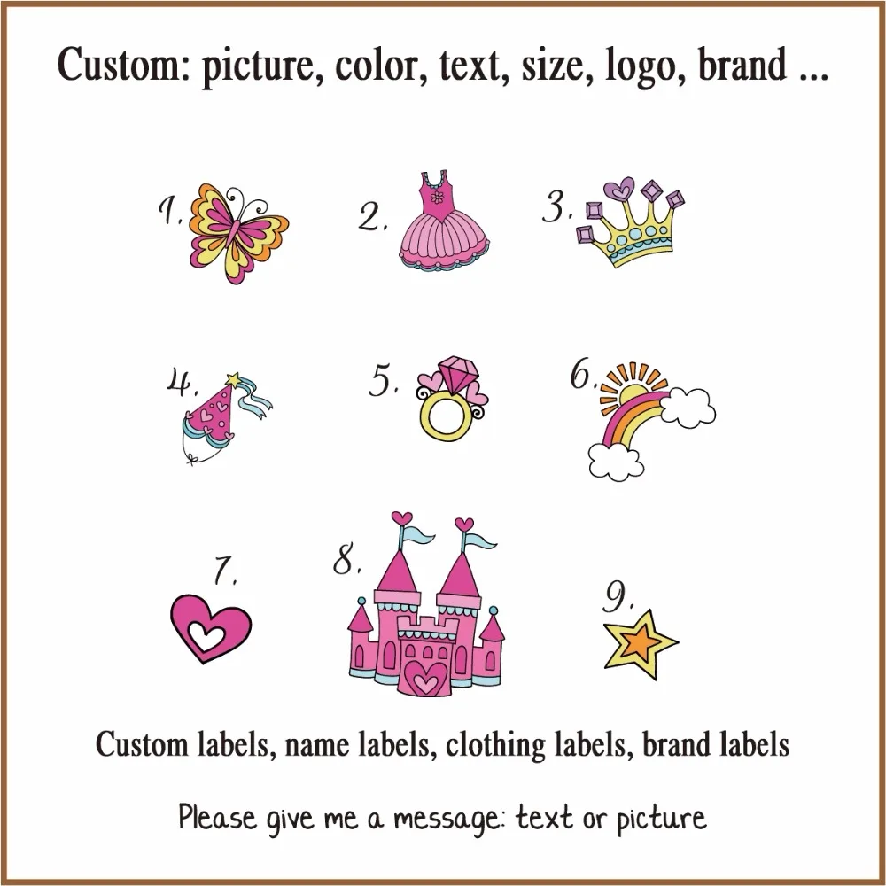 custom name label children s clothing label ironing label boy and