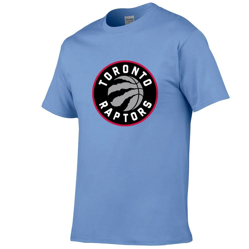 Raptors Jersey Футболка Мужская/Женская летняя Модная брендовая Повседневная футболка Toronto Leonard Топ Футболка мужская Harajuku забавная футболка - Цвет: Light blue