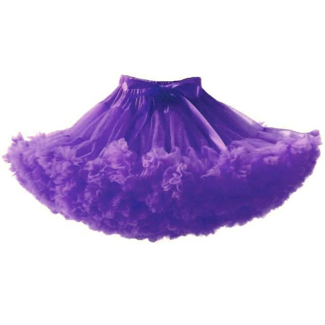 Г. Модные юбки-пачки для девочек, европейский и американский стиль, юбка принцессы для малышей Детская Повседневная летняя одежда с рюшами HC663 - Цвет: Dark Purple