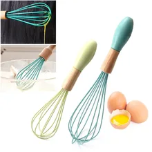 10/12 дюйма ручной миксер для яиц из силикона, шарообразная форма венчик для взбивания молока крем вспениватель Кухня посуда для смешивания помешивая K15