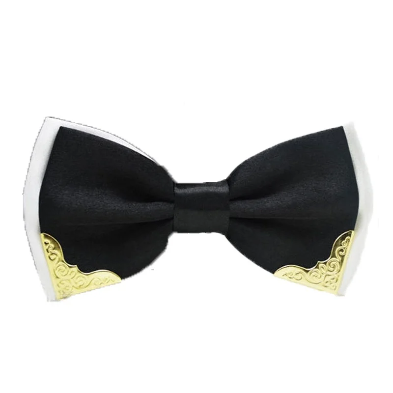 Модный деловой элегантный галстук-бабочку Для мужчин с Bowties для Обувь для мальчиков Интимные аксессуары бабочка галстук бабочкой бабочки Лидер продаж - Цвет: Черный
