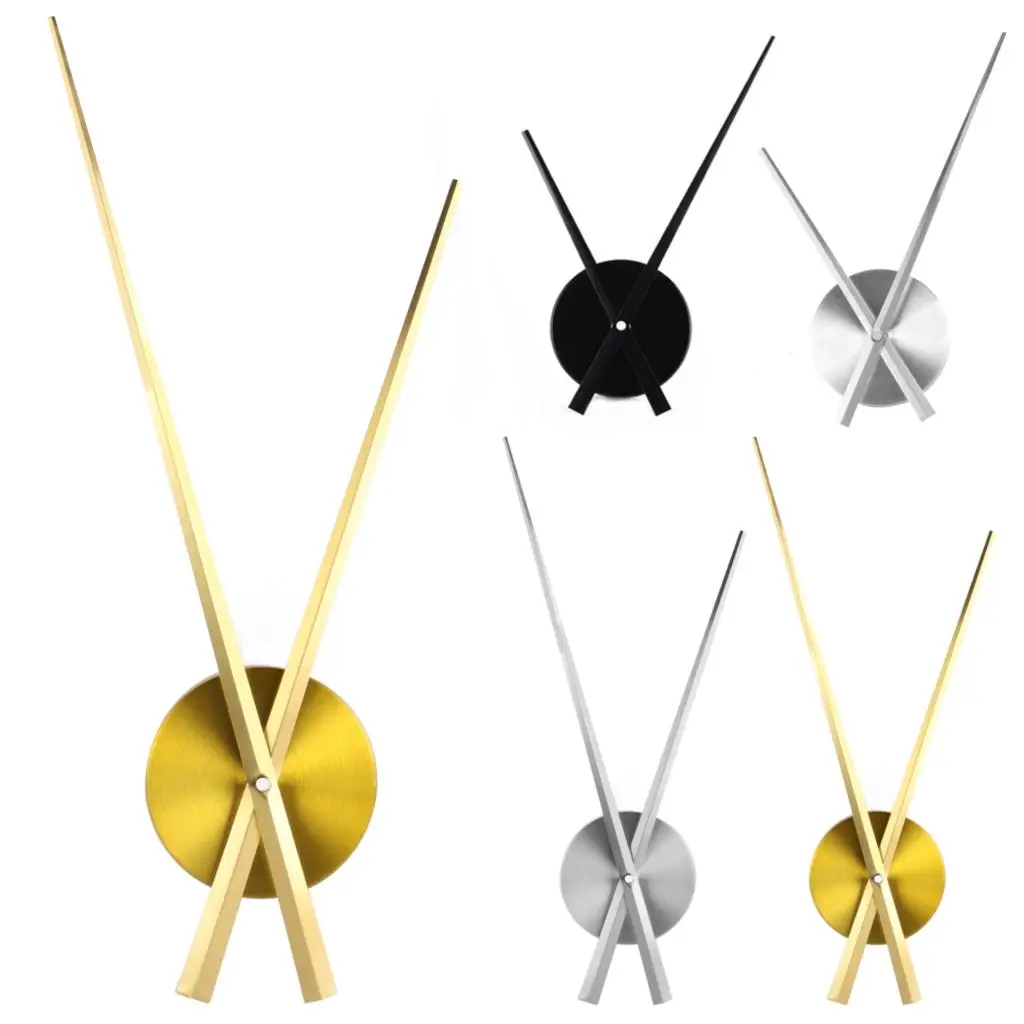 3 Color DIY Quartz Wall Clock Without Numbers Movement Hands Mechanism