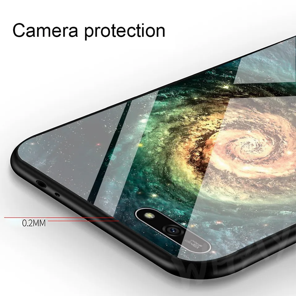 Glass Case For Huawei Nova 3 2i Coque Luxury Pattern Case For Huawei P20 Pro Mate 10 Honor 10 9 Lite Play 7A Y6 2018 P Smart     (6)