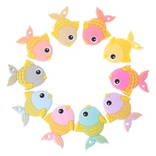 Baby Teether Lovely Fish Diy Teething Necklace Accessories Food Grade Silicone
