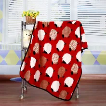 100x75cm Warm Pet Beds Cover Mat Thickened Coral Fleece Dog Blanket Soft sheep Printed Quilt For Small Medium Large Puppy Dogs