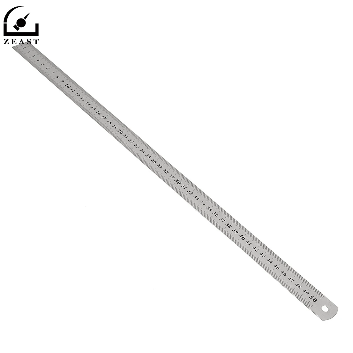 

50Cm Stainless Steel Straight Ruler Measuring Tool Heavy-duty Measure Ruler Double Side Scale can be use for long time