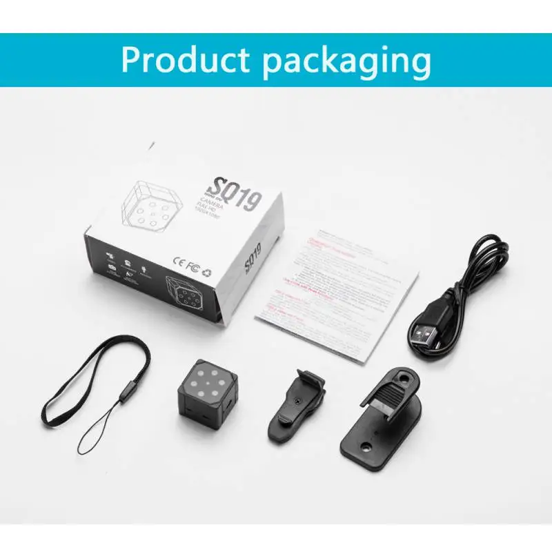  SQ 19 Camera Micro Video Camera HD 1080P Sensor Night Vision Camcorder DVR DV Motion Recorder Camco
