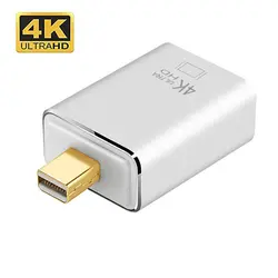 4 к 30 Гц Mini DisplayPort DP к HDMI Кабель-адаптер мужской Thunderbolt к Женский HDMI конвертер для MacBook Air Pro Mac Mini iMac