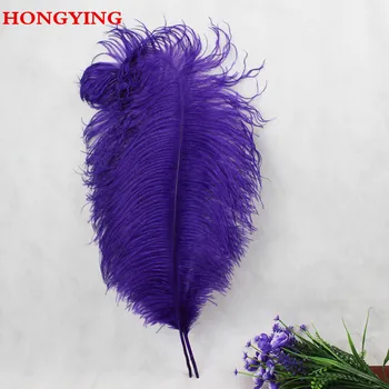 

purple wedding decoration ostrich feathers wholesale 10 PCS 40-45cm feather 16 to 18 inches