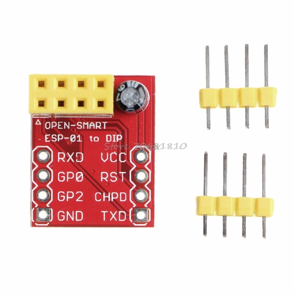 

OPEN-SMART ESP8266 ESP-01 Wi-Fi Breadboard Adapter Module Z09 Drop ship