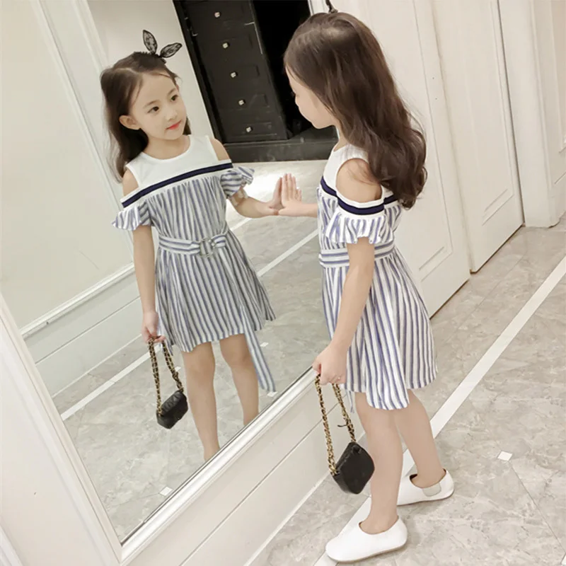 Niñas con vestido y tenis Clearance