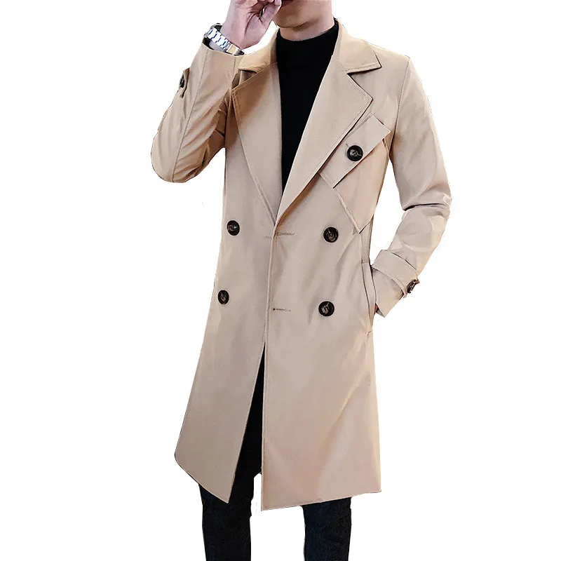 Herrenbekleidung & Zubehör Männer Windjacke Koreanische Klassische Dünne Lange Zweireiher Hochwertige Street Fashion Herbst 2019 Neue Britische Wind Mantel Jacke Verpackung Der Nominierten Marke