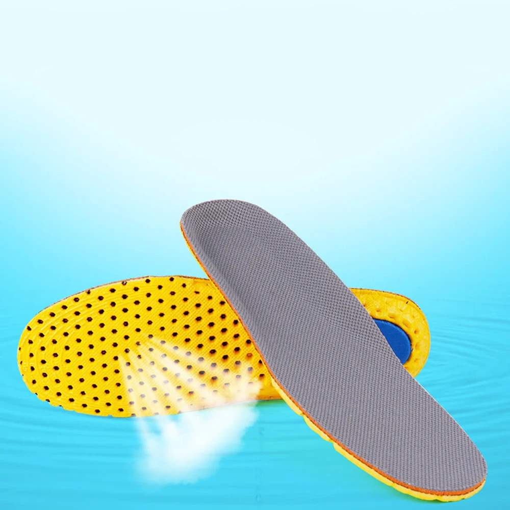 

Summer Cushion Insoles Women Men Unbisex Anti-slip Summer Wicking Foot Sports Leather Running Stretch Deodorization Breathable