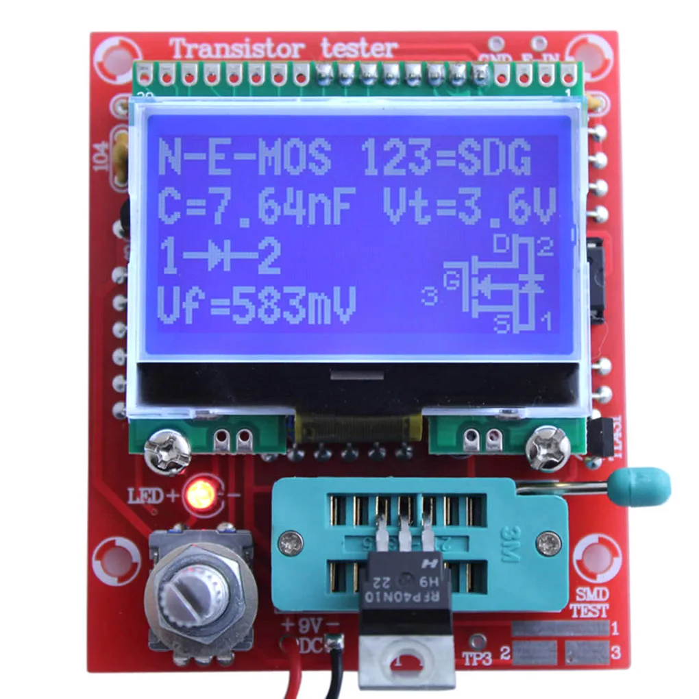 Многофункциональный тестер GM328 транзисторов диодов емкость ESR измеритель