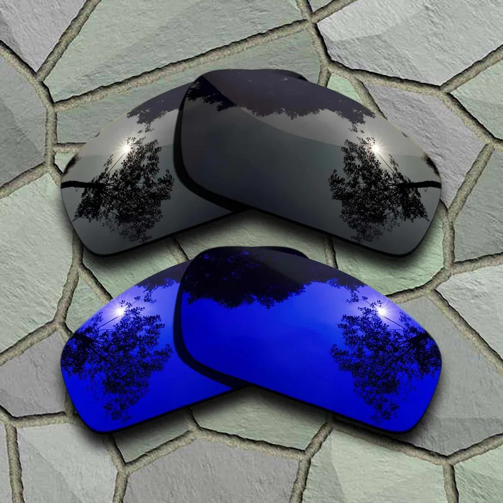 Lenti Di Ricambio Polarizzate Per Occhiali Da Sole Grigi Neri E Viola Blu Per Oakley Monster Pup