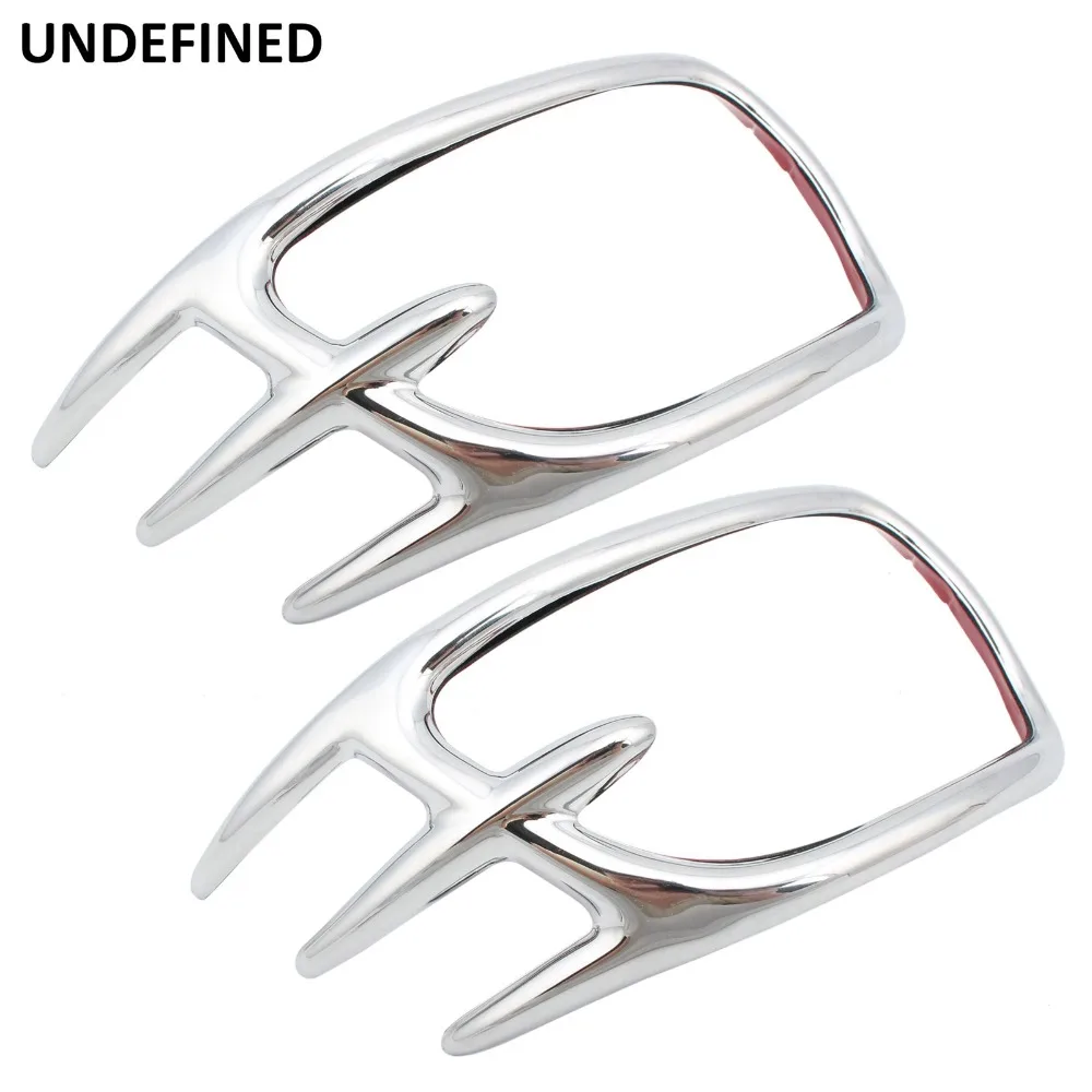 

Chrome Motorcycle Mirror Accent Trim Turn Lights Cover For Honda GL1800 GL 1800 Goldwing 2001-2010