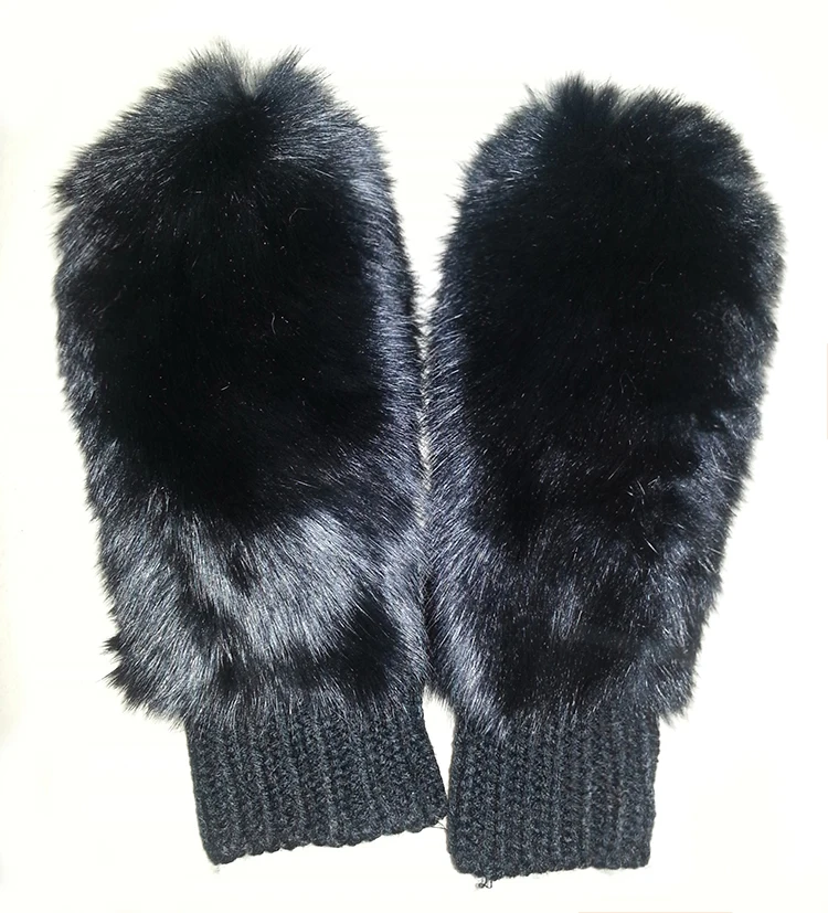 2013 зимние настоящие перчатки из кроличьего меха, варежки из натурального меха кролика NO. BE1314
